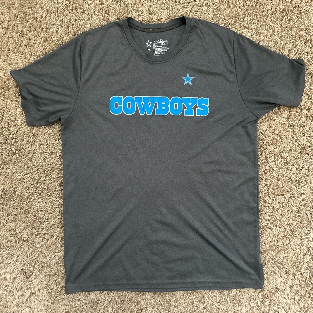 NFL Dallas Cowboys Authentic Charcoal Tee